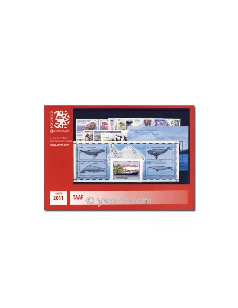 n° 578/601 - Timbre TAAF Année complète (2011)