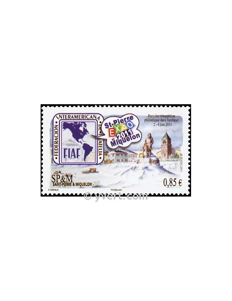 n° 1007 - Timbre Saint-Pierre et Miquelon Poste