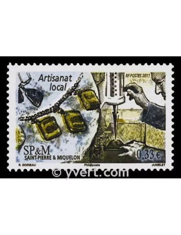 n° 1006 - Timbre Saint-Pierre et Miquelon Poste 2