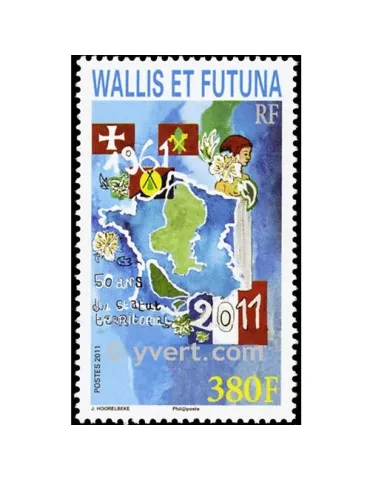 n° 754 - Timbre Wallis et Futuna Poste 2