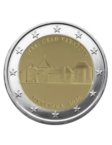 BU : 2 EURO COMMEMORATIVE 2024 : CROATIE (Château de Varazdin)