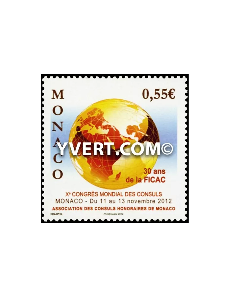 n° 2839 - Timbre Monaco Poste