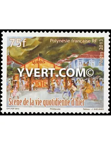 n° 1013 - Timbre Polynésie Poste 2