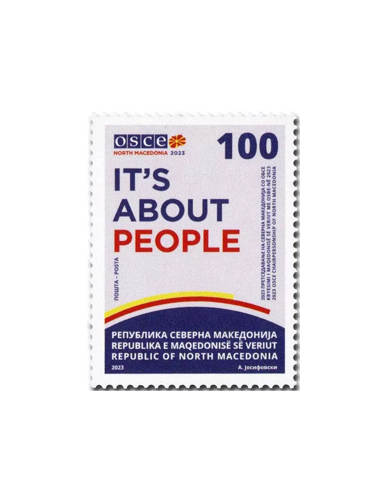 n° 985 - Timbre MACEDOINE Poste