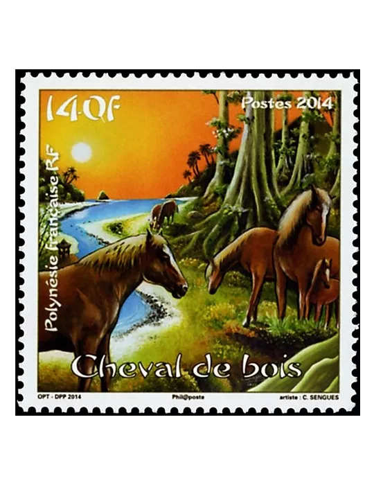 n° 1053 - Timbre Polynésie Poste