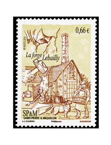 n° 1108 - Timbre Saint-Pierre et Miquelon Poste 2