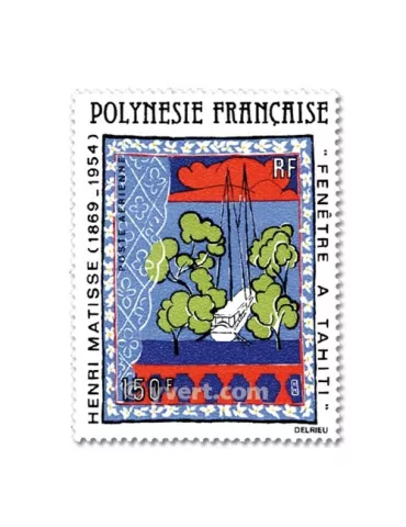 n° 153 - Timbre Polynésie Poste aérienne 2