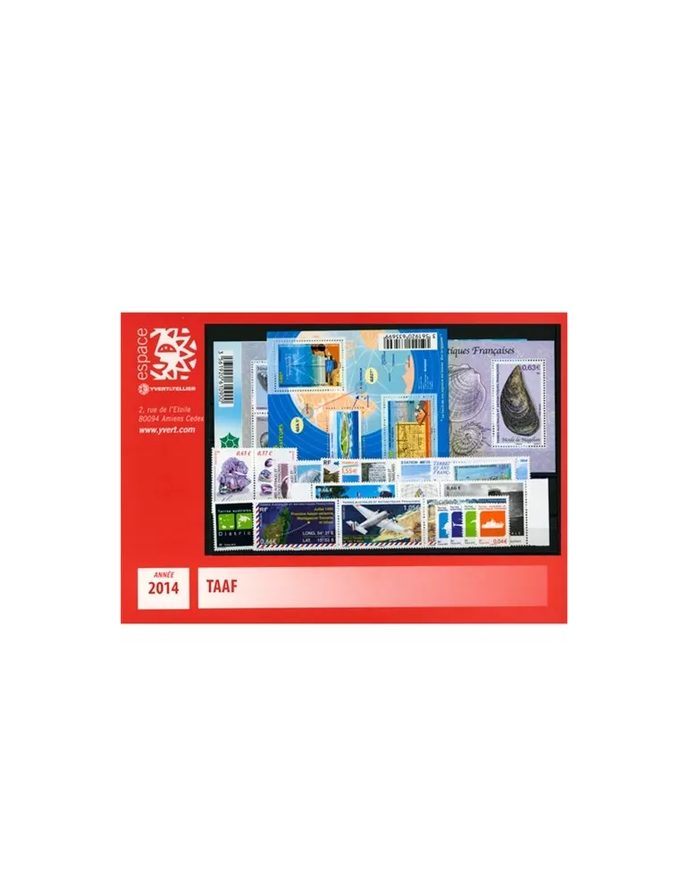 n° 686/F720 - Timbre TAAF Année complète (2014)