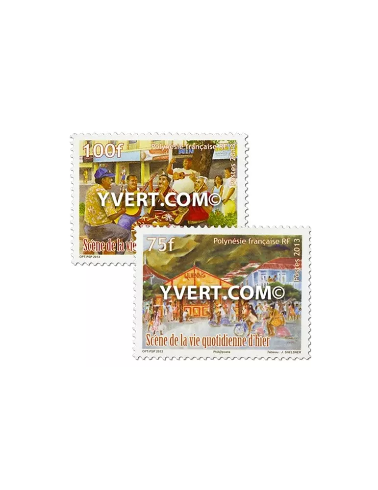 n° 1013/1014 - Timbre Polynésie Poste