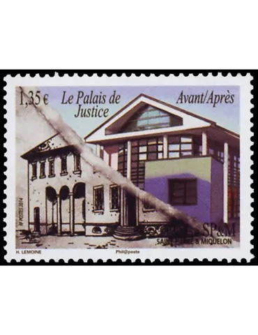 n° 1111 - Timbre Saint-Pierre et Miquelon Poste 2