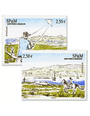 n° 1119/1120 - Timbre Saint-Pierre et Miquelon Poste 2