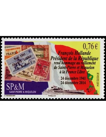 n° 1123 - Timbre Saint-Pierre et Miquelon Poste 2