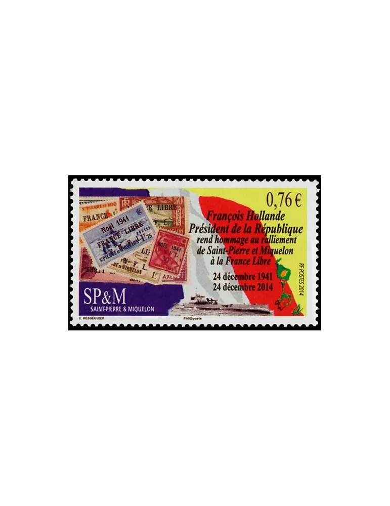 n° 1123 - Timbre Saint-Pierre et Miquelon Poste