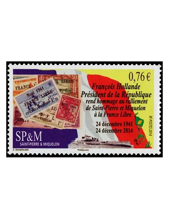 n° 1123 - Timbre Saint-Pierre et Miquelon Poste