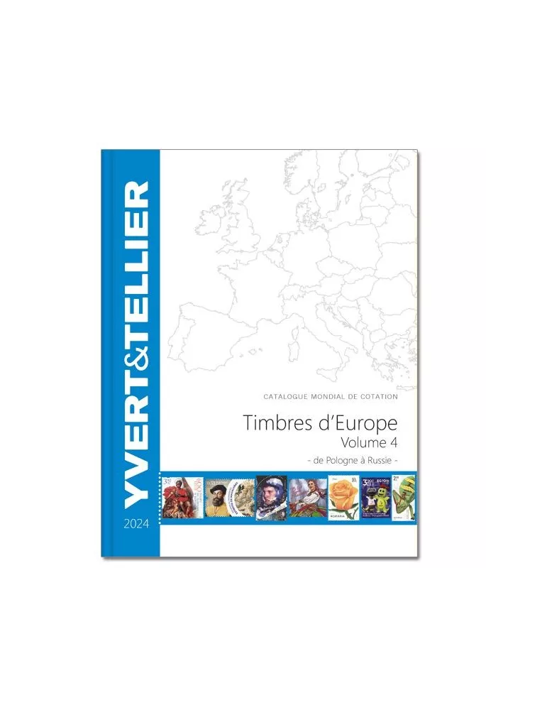 EUROPE Volume 4 - 2024 (Catalogue des timbres des pays d´Europe de P à R)
