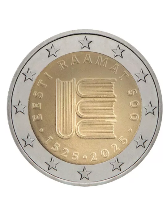 2 EURO COMMEMORATIVE 2025 : ESTONIE (500 ans de la Langue écrite Estonienne)