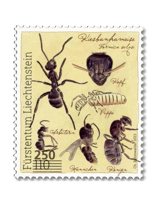 n° 2051D/2021D - Timbre LIECHTENSTEIN Poste