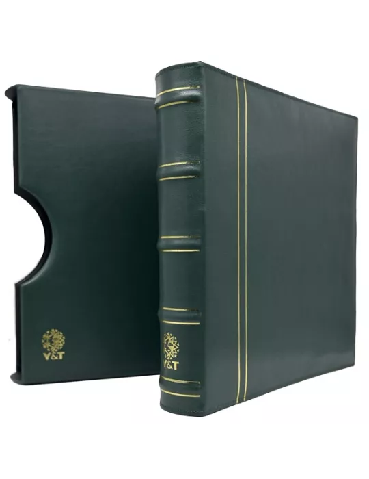 ALBUM FUTURA PRESTIGE (Album pour timbres à anneaux) : Etui + reliure