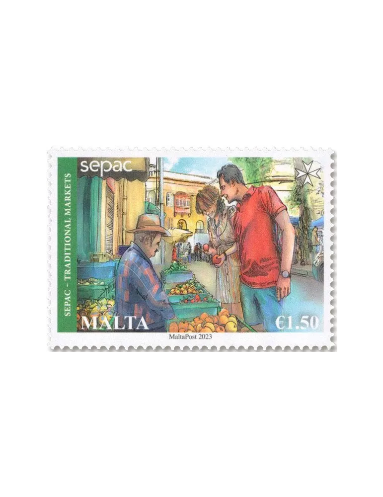 n° 2126/2127 - Timbre MALTE Poste