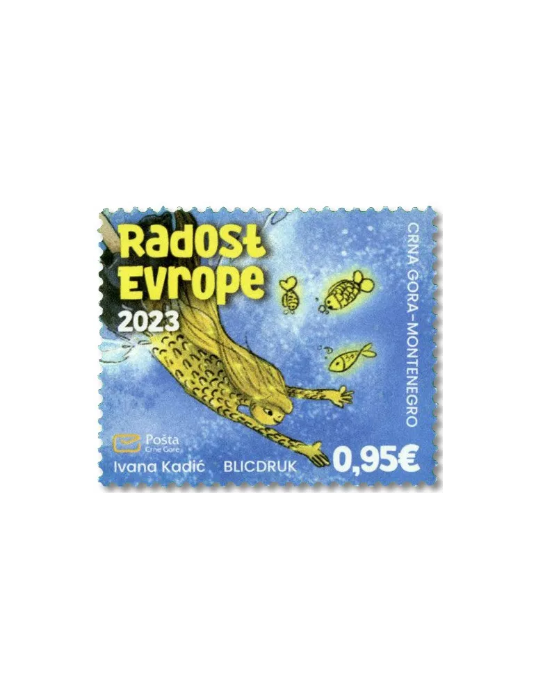 n° 504 - Timbre MONTENEGRO Poste