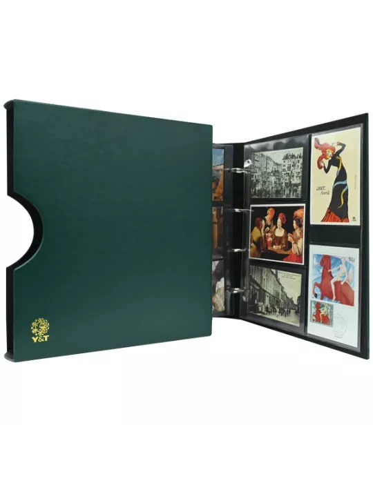 ALBUM CARTES POSTALES PREMIUM : Etui + reliure