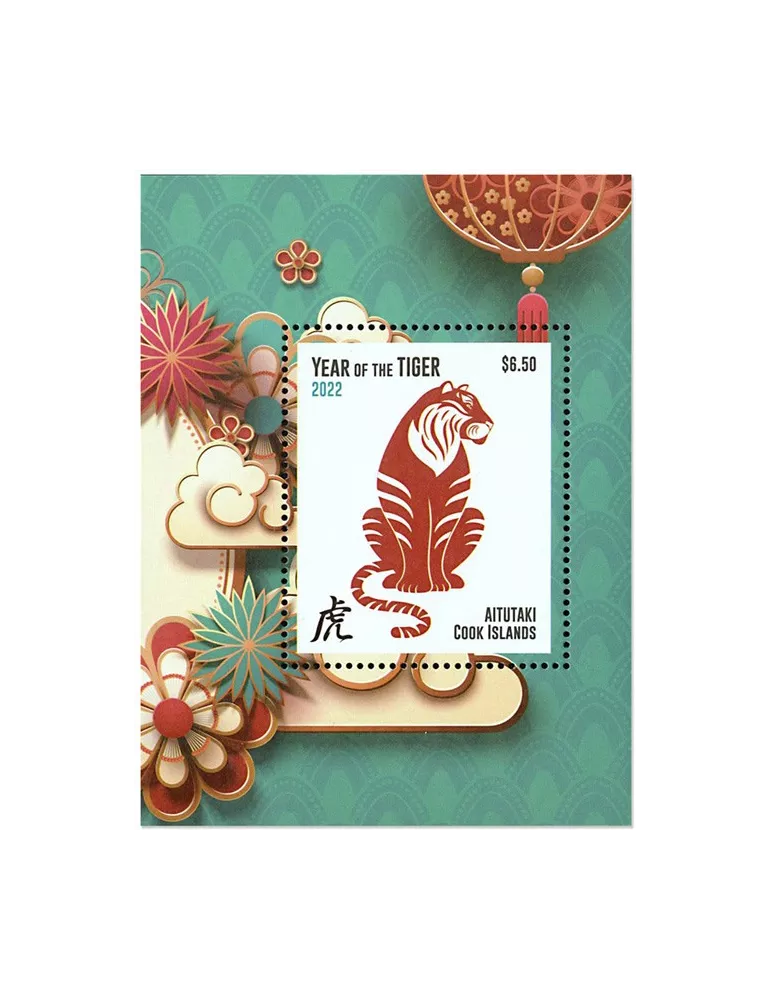 n° 140 - Timbre AITUTAKI Blocs et feuillets