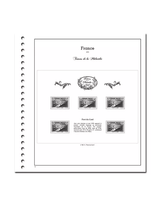TRESORS DE LA PHILATELIE SC : 2015 (JEUX AVEC POCHETTES)