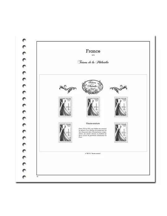 TRESORS DE LA PHILATELIE SC : 2015 (JEUX AVEC POCHETTES)