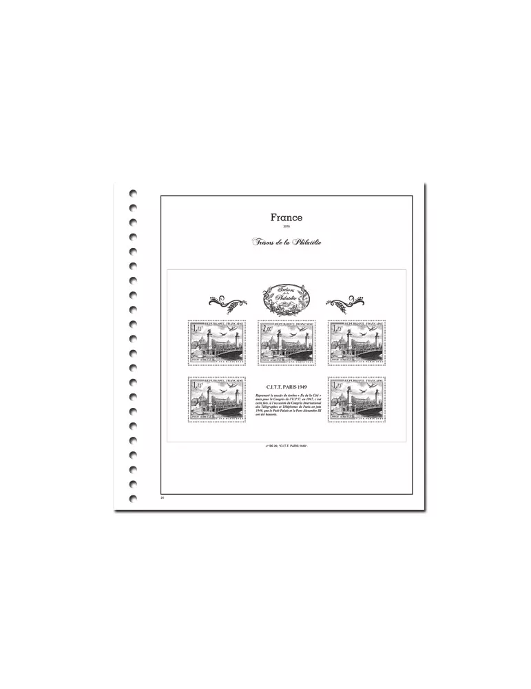 TRESORS DE LA PHILATELIE SC : 2015 (JEUX AVEC POCHETTES)