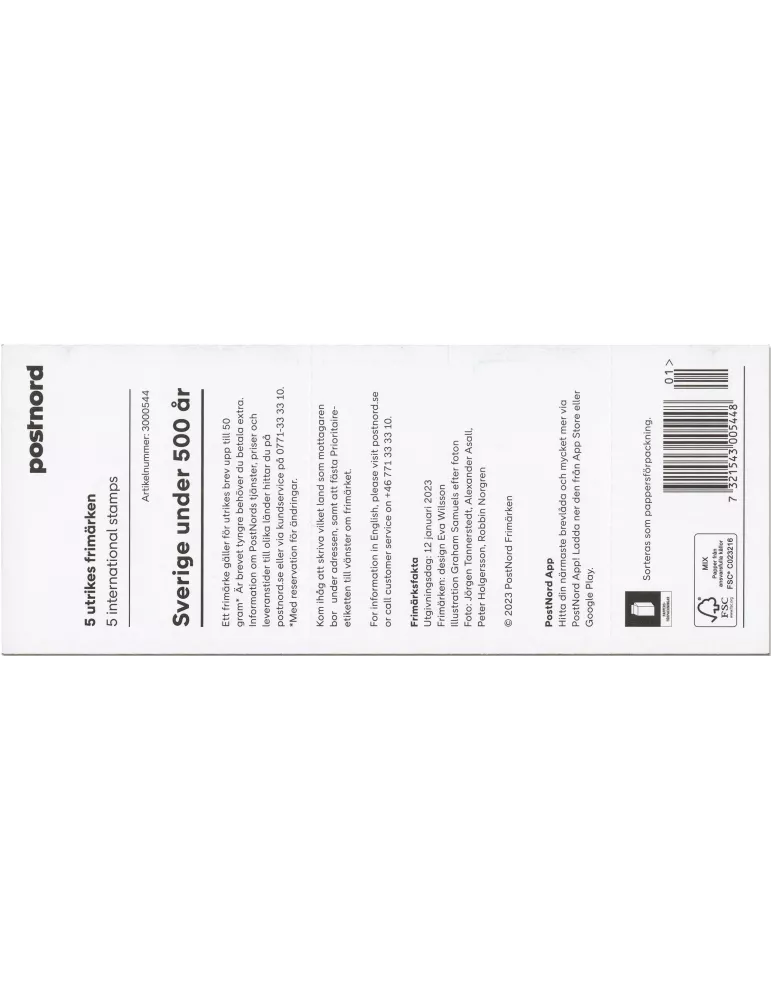 n° C3439 - Timbre SUEDE Carnets