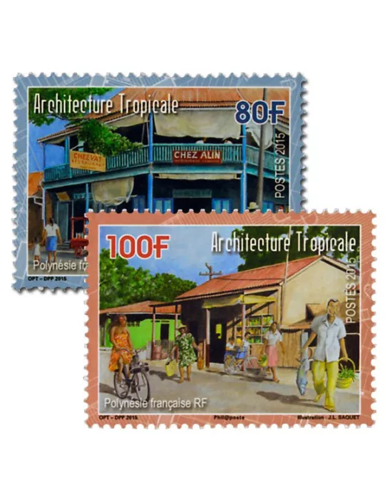 n° 1090/1091 - Timbre Polynésie Poste