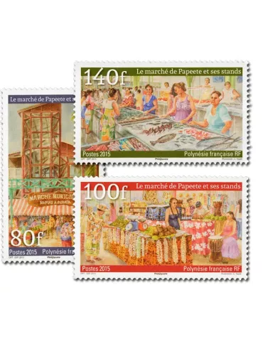 n° 1107/1109 - Timbre Polynésie Poste