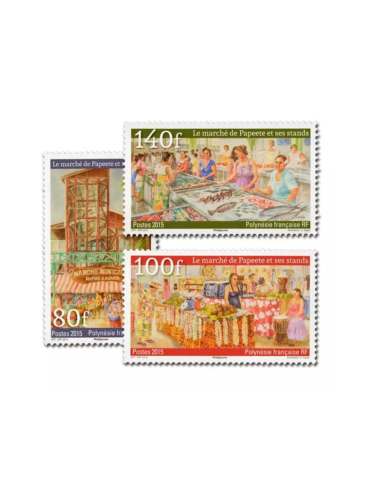 n° 1107/1109 - Timbre Polynésie Poste