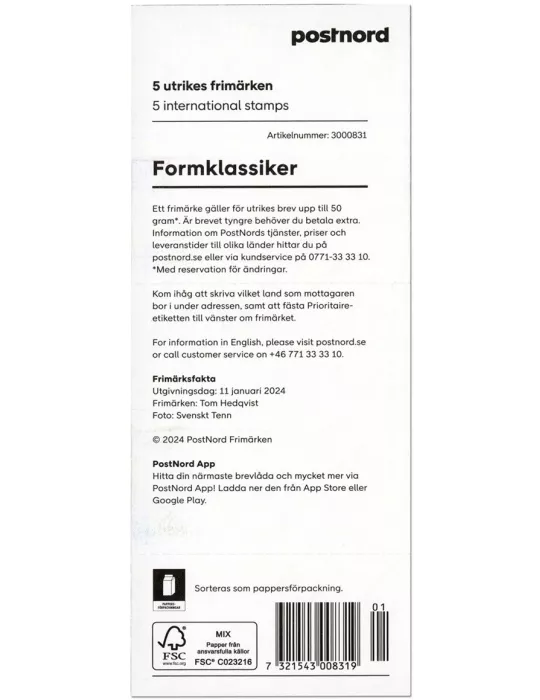 n° C3508 - Timbre SUÈDE Carnets