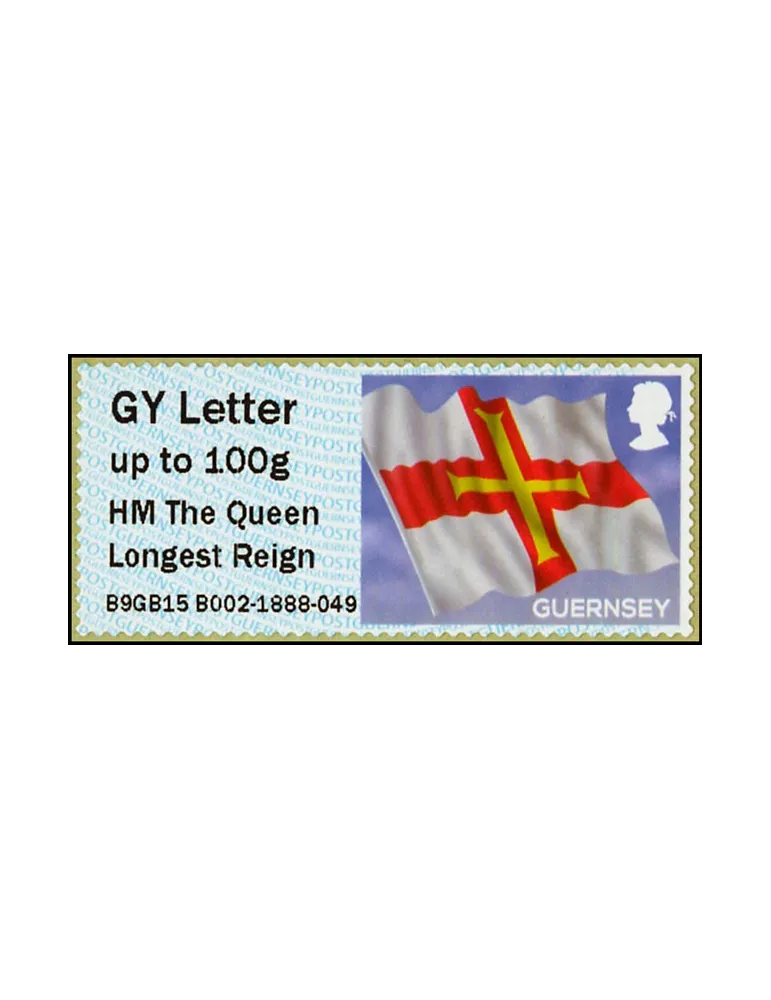 n° 6 - Timbre GUERNESEY Timbres de distributeurs