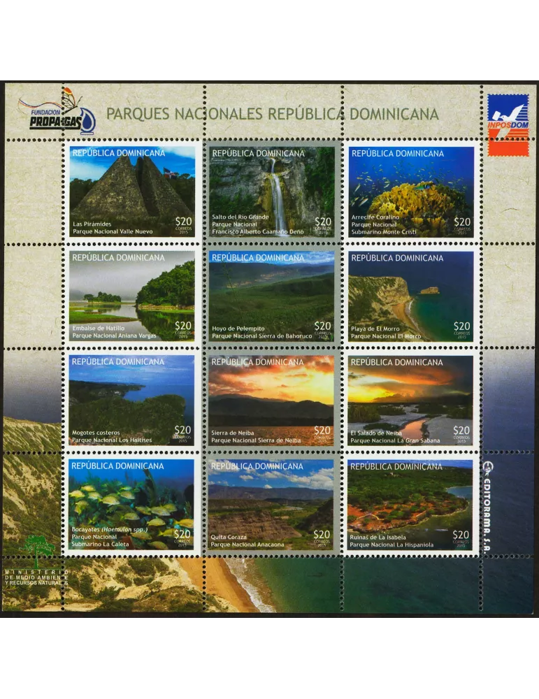 n° 1865 - Timbre DOMINICAINE Poste