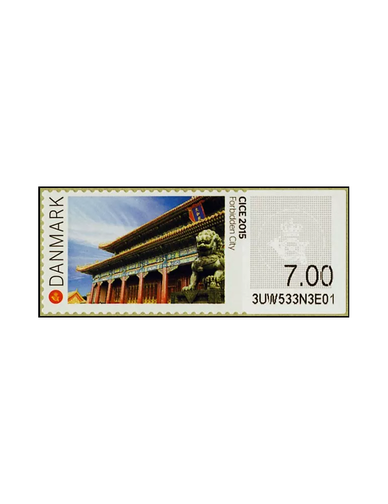 n° 106 - Timbre DANEMARK Timbres de distributeurs