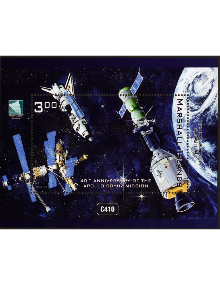 n° 75 - Timbre MARSHALL Blocs et feuillets