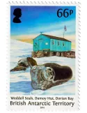 n° 655 - Timbre ANTARCTIQUE BRITANNIQUE Poste