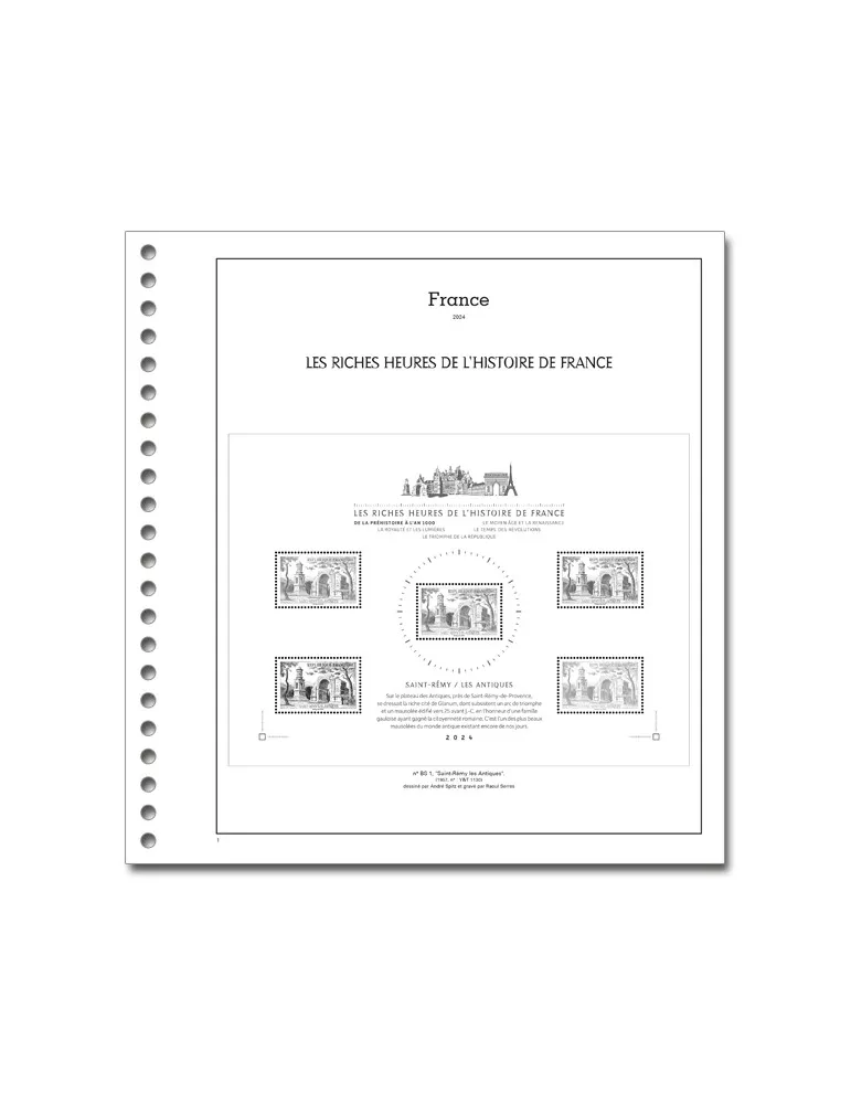 LES RICHES HEURES DE L´HISTOIRE DE FRANCE SC : 2024 (JEUX AVEC POCHETTES)