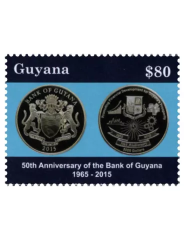 n° 6627 - Timbre GUYANA Poste