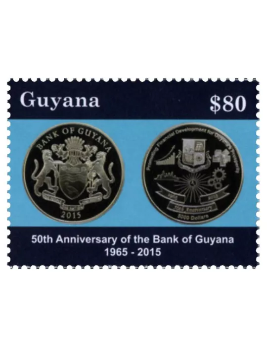 n° 6627 - Timbre GUYANA Poste