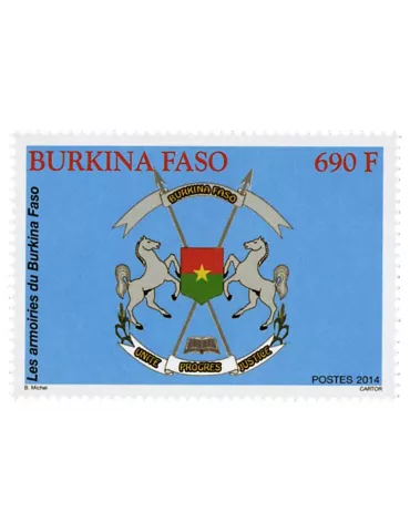 n° 1421 - Timbre BURKINA Poste