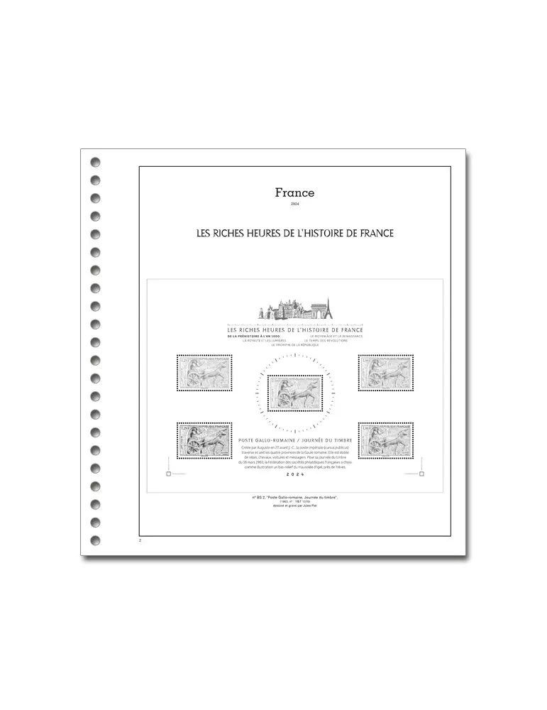 LES RICHES HEURES DE L´HISTOIRE DE FRANCE SC : 2024 (JEUX AVEC POCHETTES)