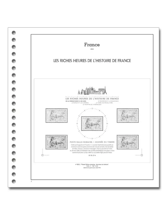 LES RICHES HEURES DE L´HISTOIRE DE FRANCE SC : 2024 (JEUX AVEC POCHETTES)