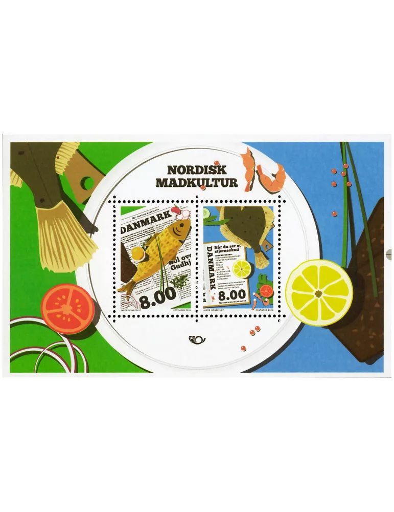 n° F1821 - Timbre DANEMARK Poste