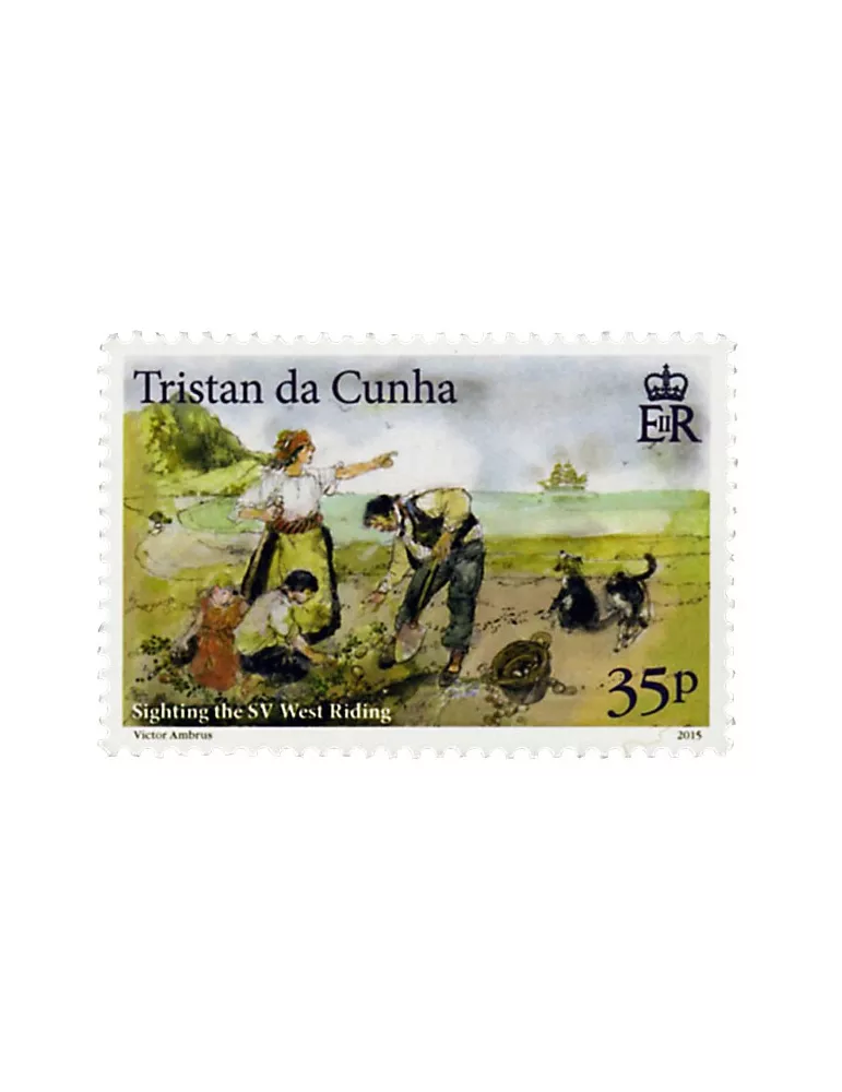 n° 1114 - Timbre TRISTAN DA CUNHA Poste
