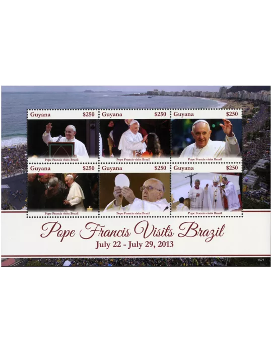 n° 6618 - Timbre GUYANA Poste