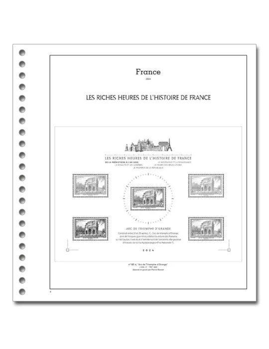 LES RICHES HEURES DE L´HISTOIRE DE FRANCE SC : 2024 (JEUX AVEC POCHETTES)