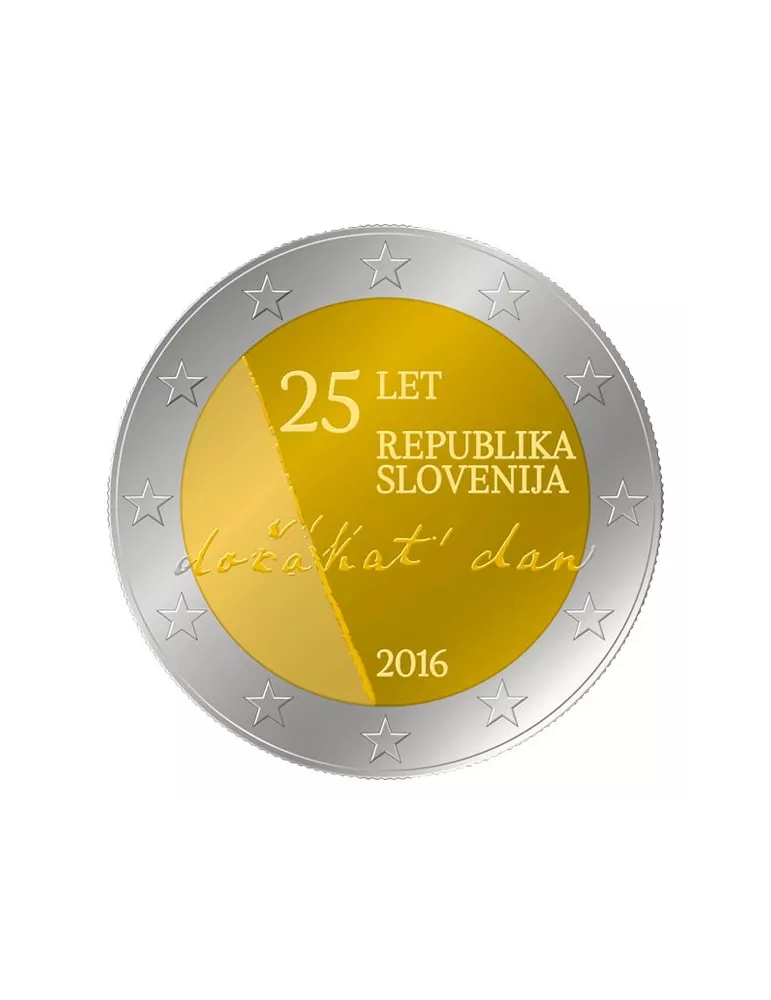 2 EURO COMMEMORATIVE 2016 : SLOVENIE (Indépendance République de Slovénie)